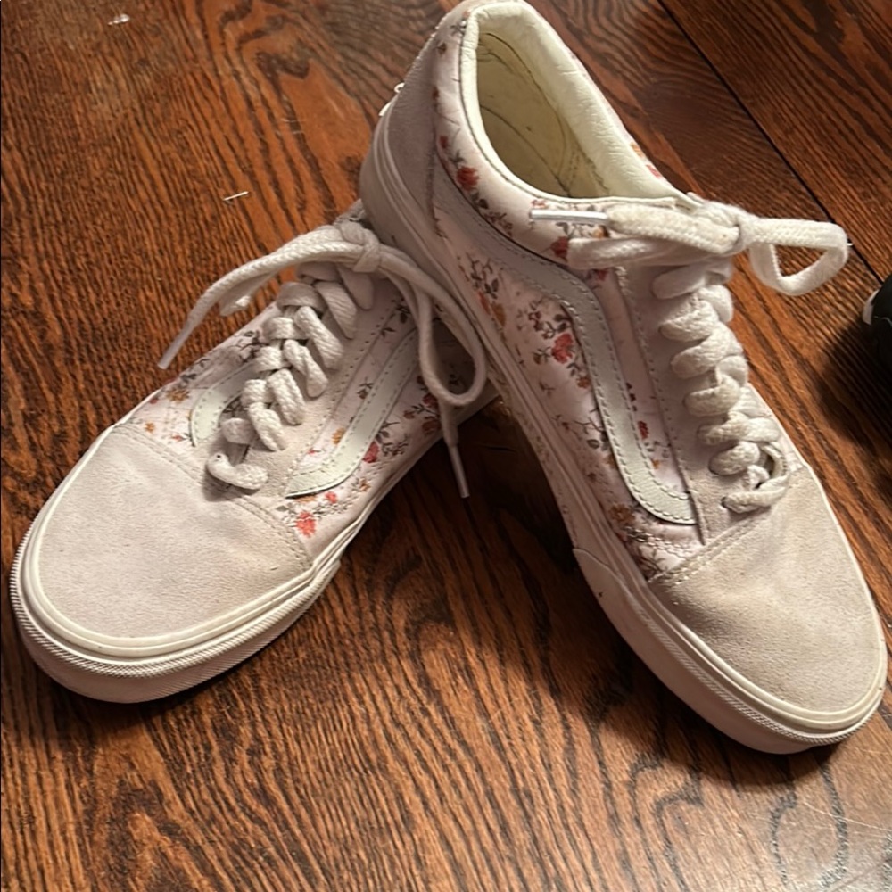 Vans Floral Cream Women's Sneakers